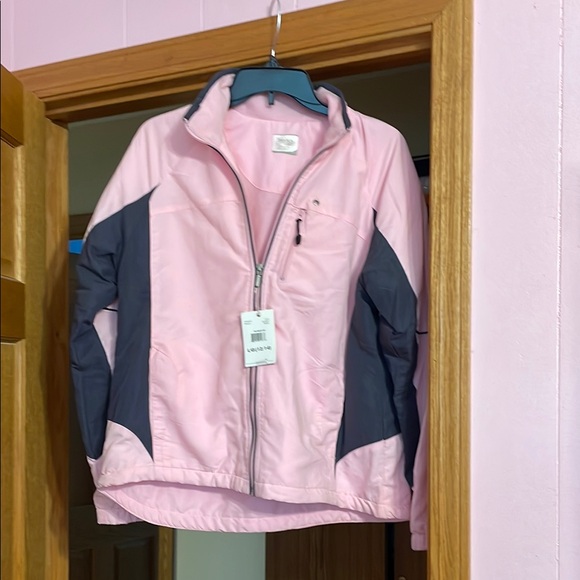Danskin Now Pink and Gray Fleece-lined jacketLightweight with side pockets - Picture 1 of 2
